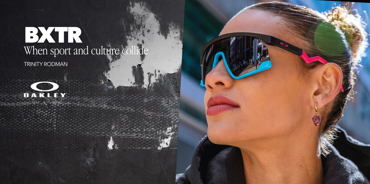 Gezeigt wird ein Brillengestell von Oakley bei Eye-Buy in Solingen